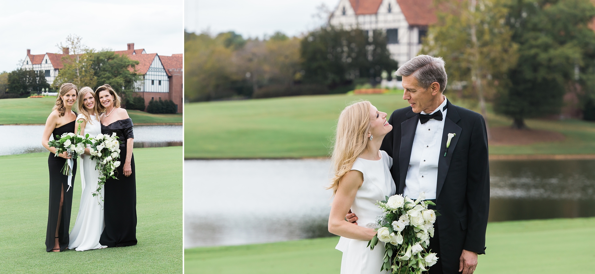 Black tie wedding at East Lake Golf Club Top Wedding Photographers Leigh and Becca
