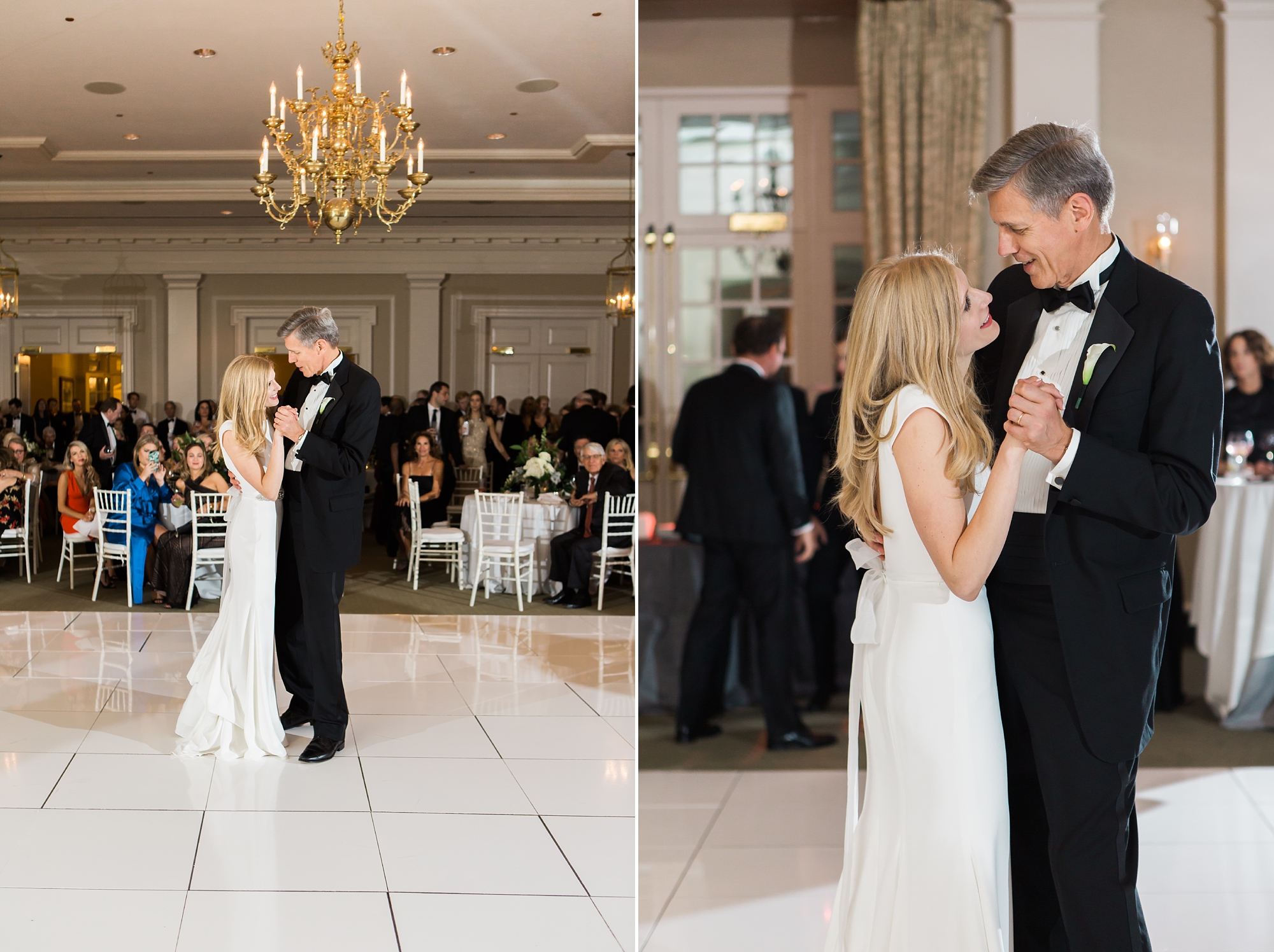 Father daughter dance at prestigious East Lake Golf Club. All photos by Atlanta's Top Wedding Photographers Leigh and Becca.