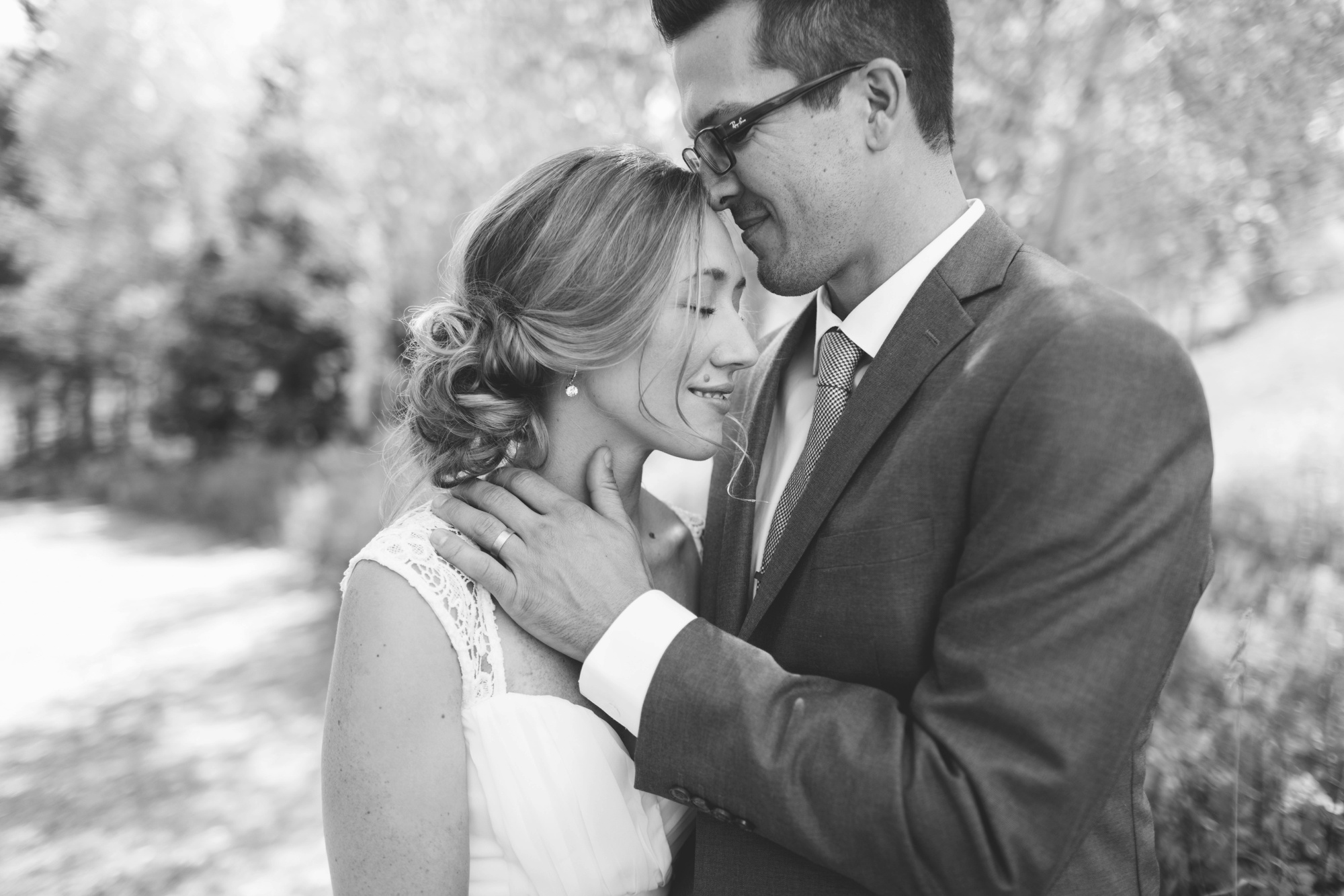 Love, joy, and bliss as bride and groom spend time having wedding photos taken. Photo by destination wedding photographer Rebecca Cerasani.