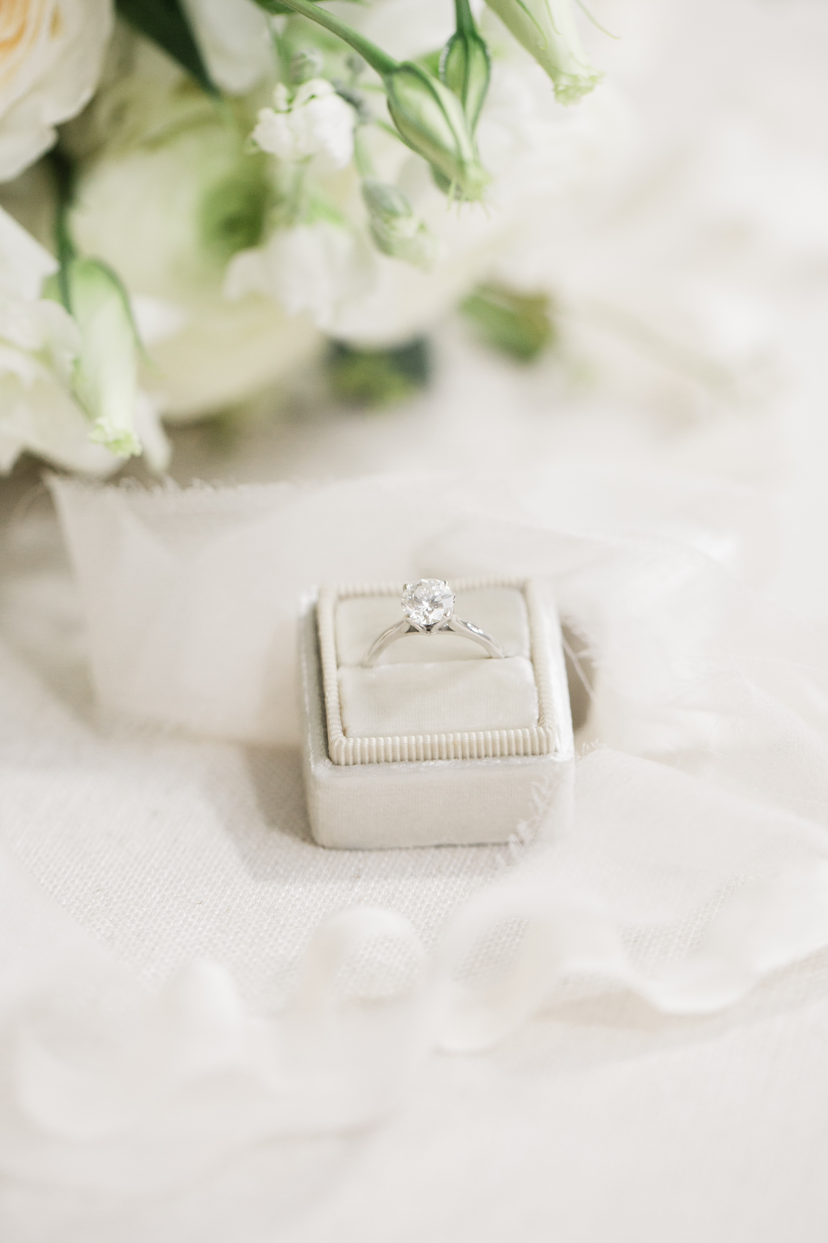 The Mrs Box is the perfect addition to wedding day detail photos.
