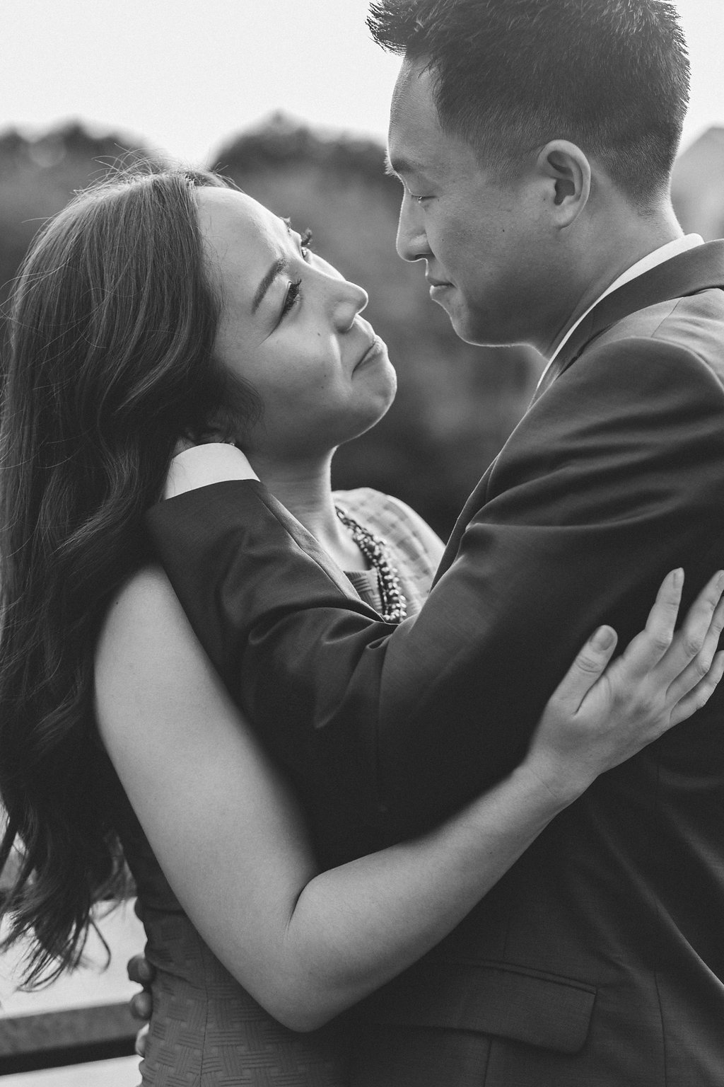 black and white couple photo,Photos by Rebecca Cerasani, Atlanta's premier engagement photographer