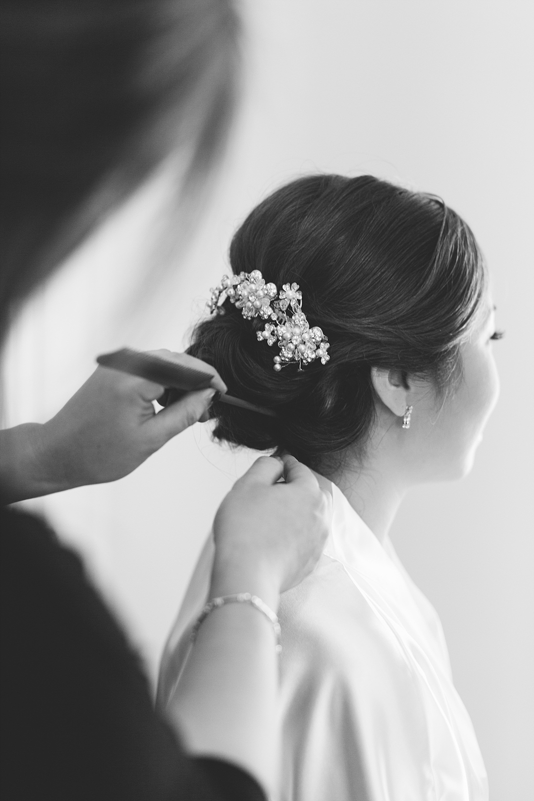 Bridal hair_Photos by Rebecca Cerasani, Atlanta's premier engagement photographer