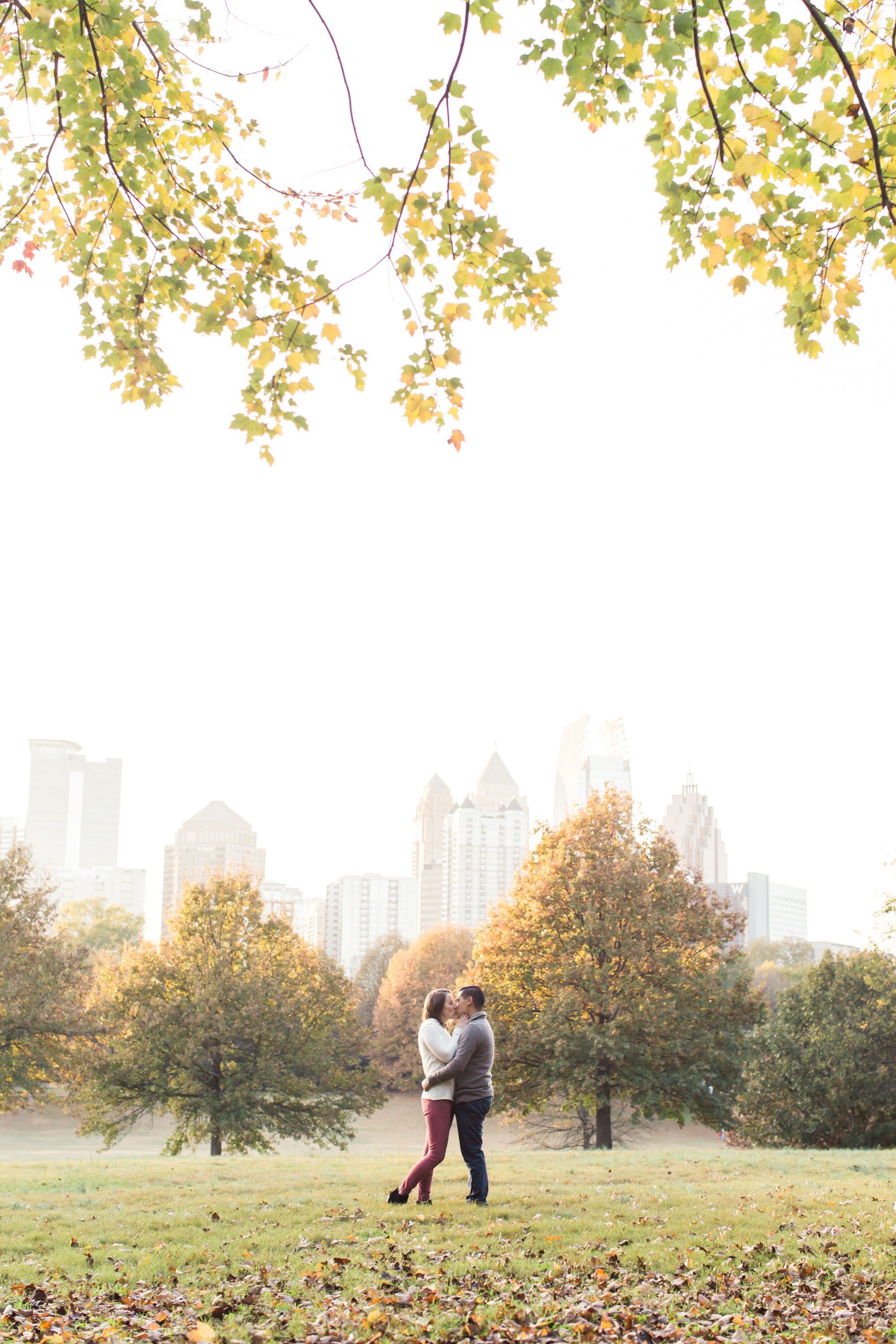 There's nothing quite like the Atlanta skyline as a backdrop for your engagement pictures!