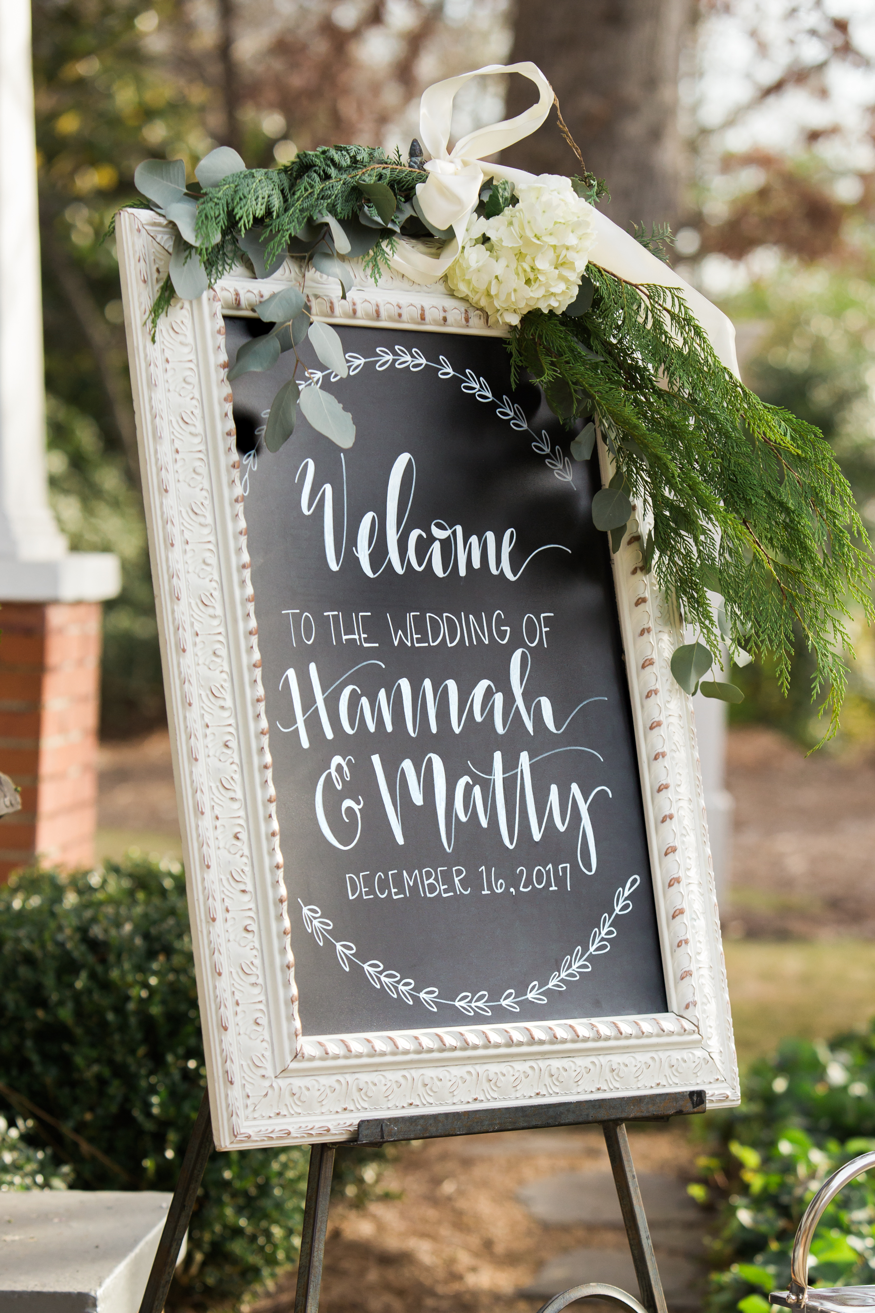 Wedding day chalkboard signage ideas.