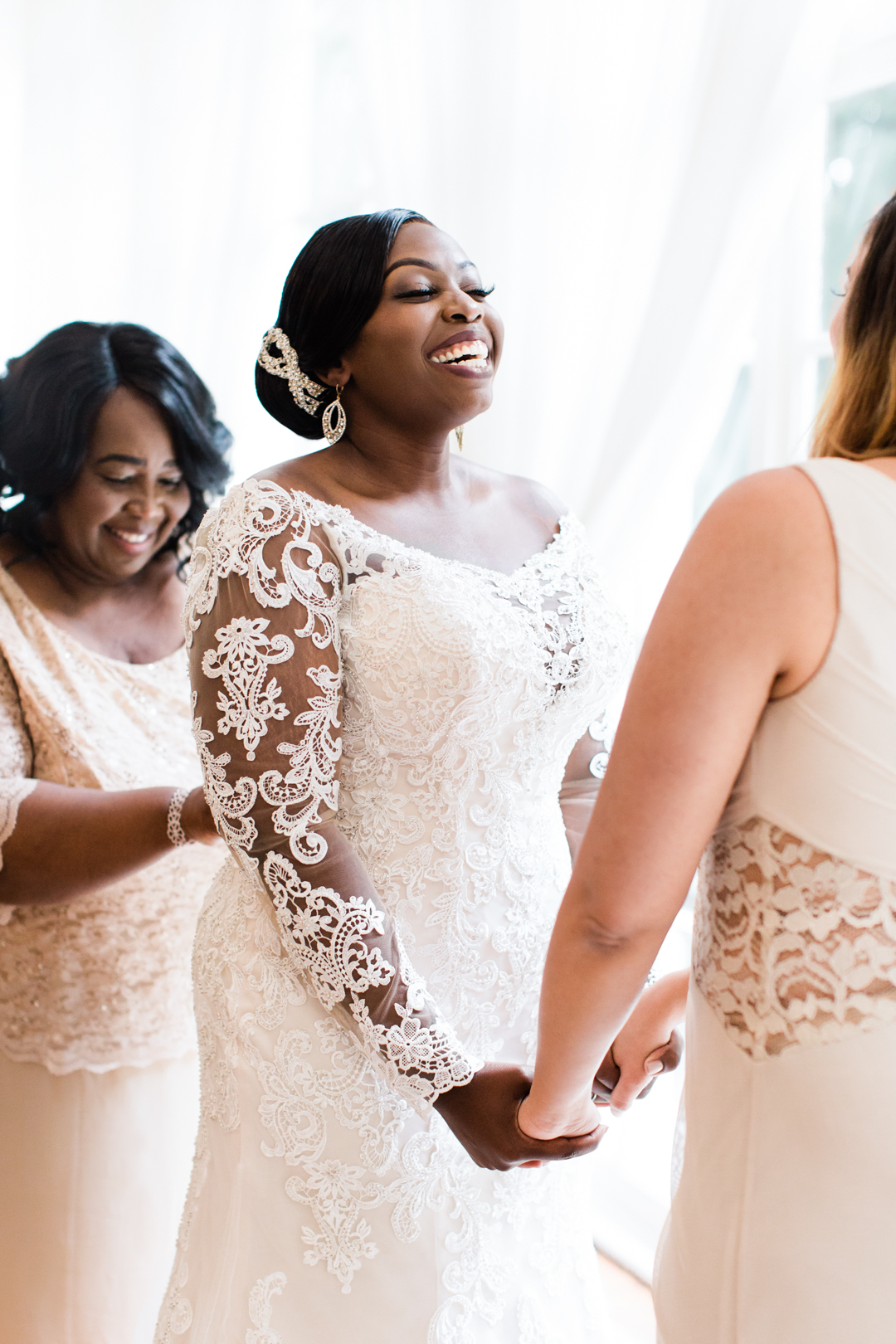 Bridal BLISS while getting ready at The Estate in Atlanta
