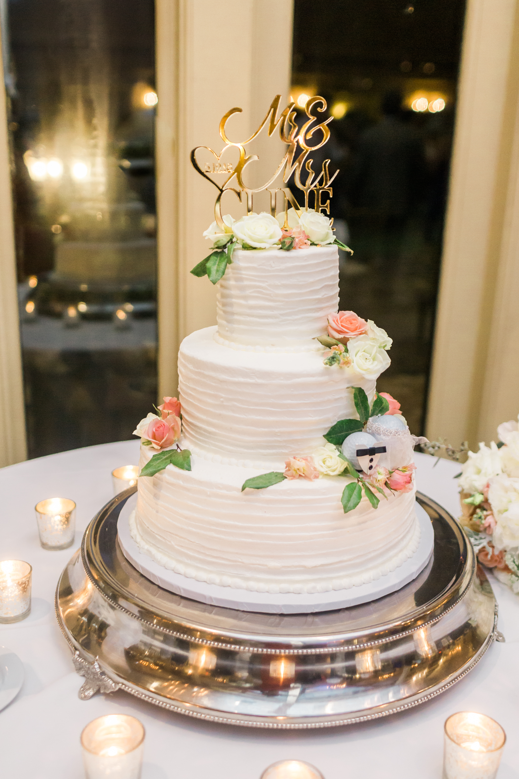 Country Club wedding cake ideas