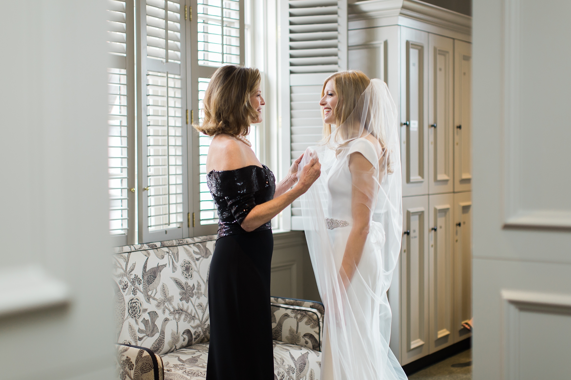Bride Getting Ready at East Lake Golf Club. Photos by Top Atlanta Wedding Photographers Leigh and Becca