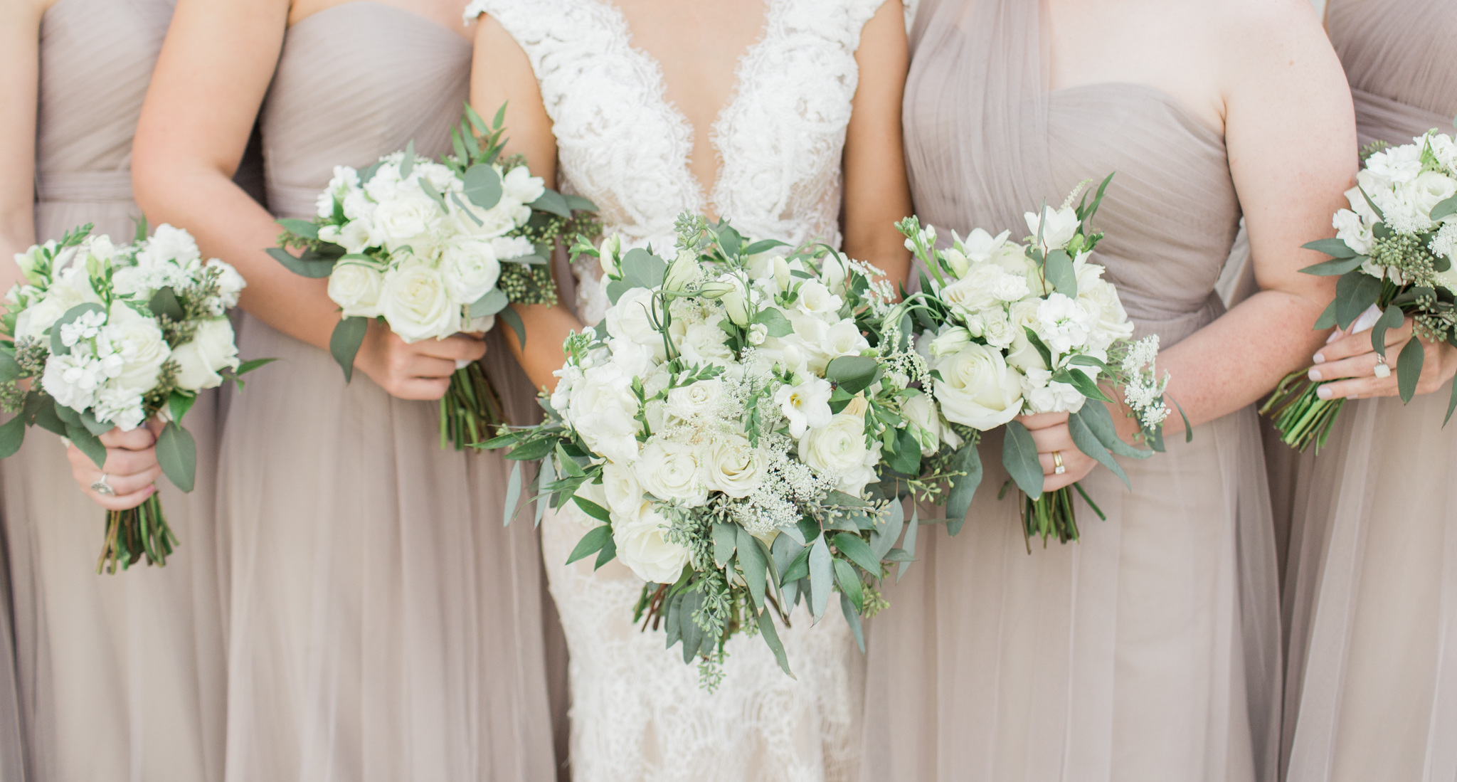 Neutral wedding color palette idea photographed by Rebecca Cerasani