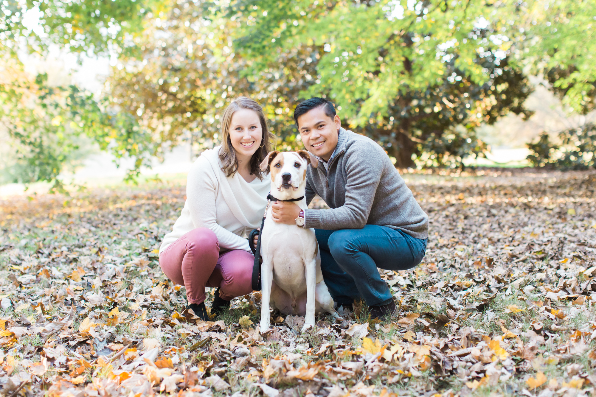 Bring your dog along to your engagement session! Gotta love your fur baby!
