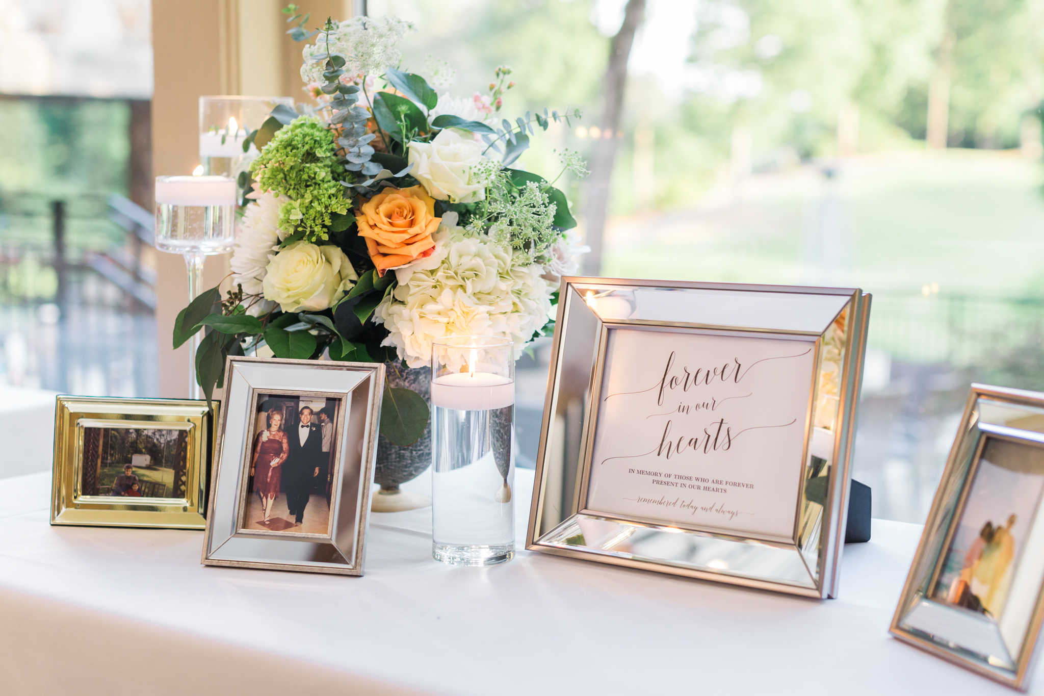 Picture Frame wedding table ideas