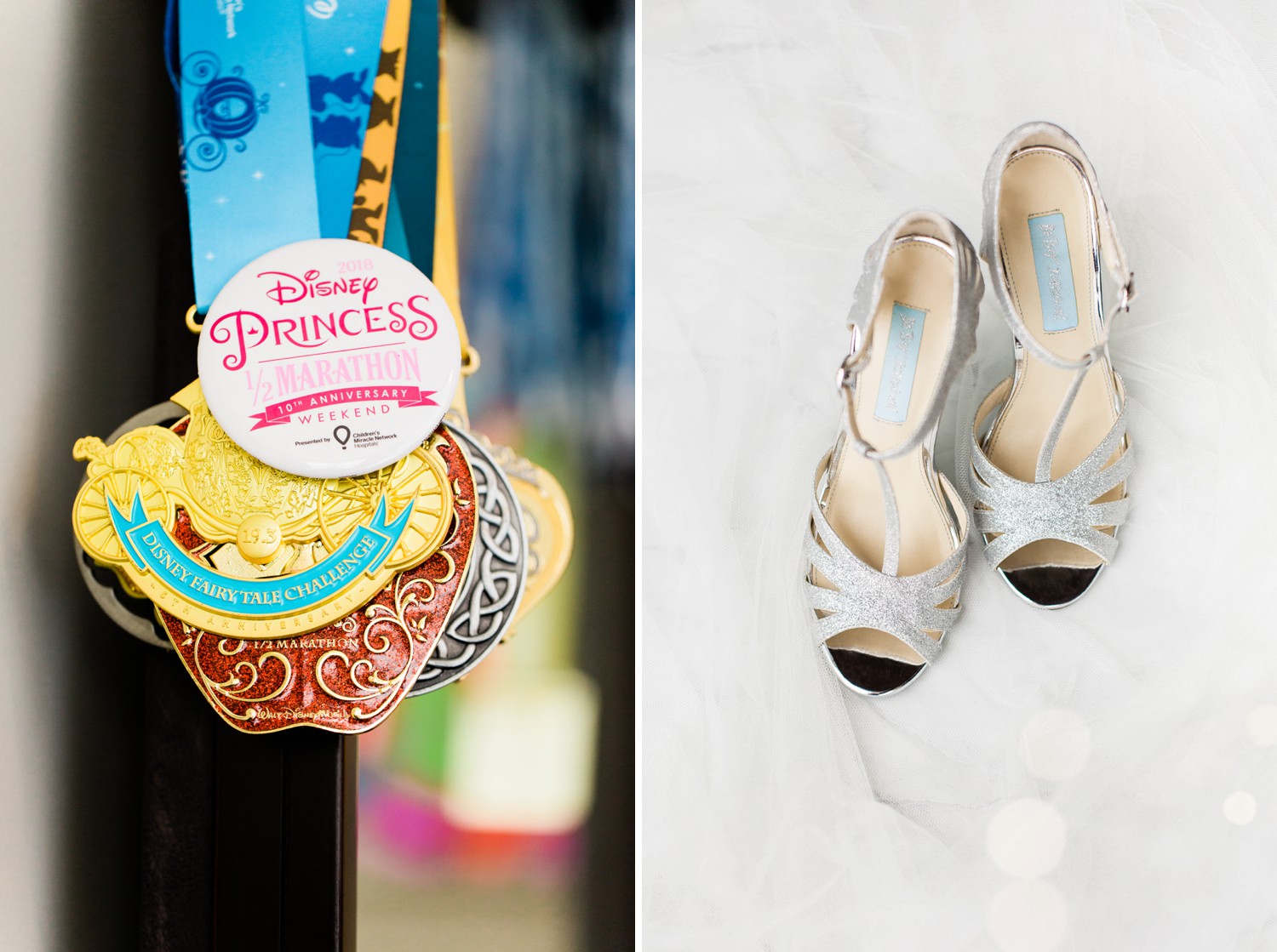 From running shoes to high heels. #DisneyBride