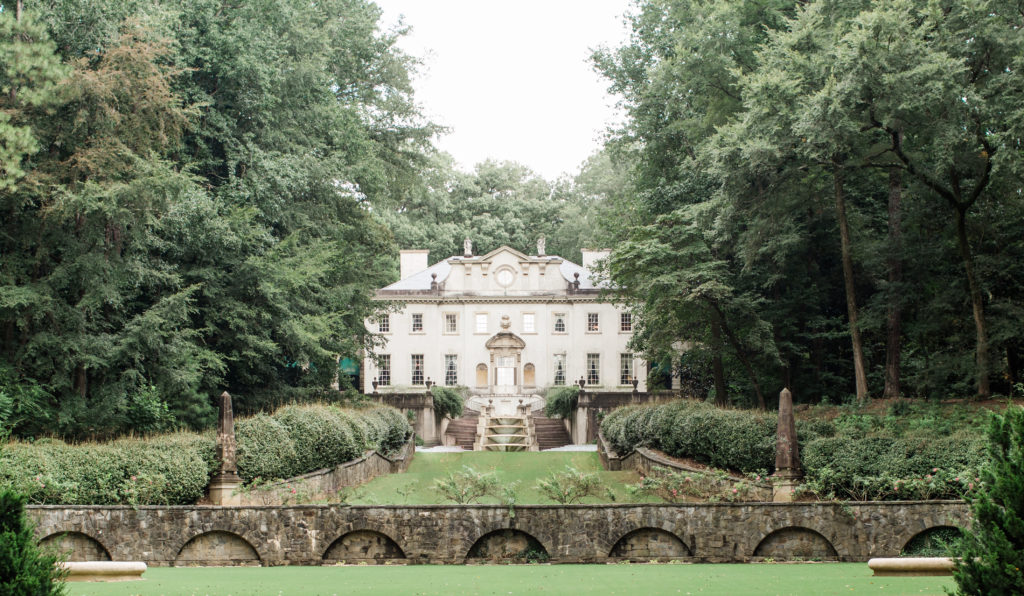 The Atlanta History Swan House has a beautiful European presence in the heart of Atlanta